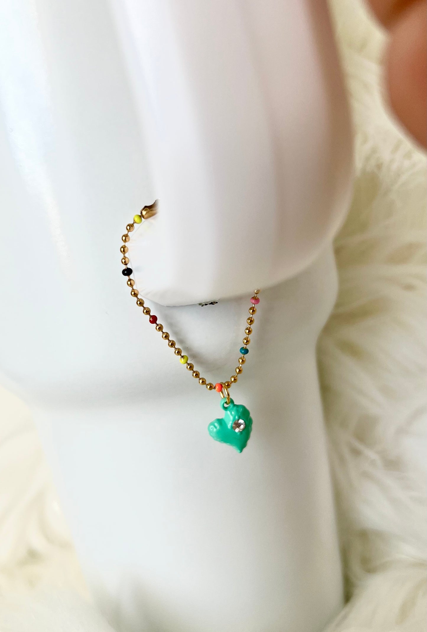 Neon Hearts Tumbler Charm